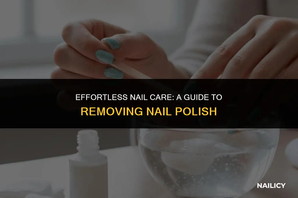 how to unpaint nails