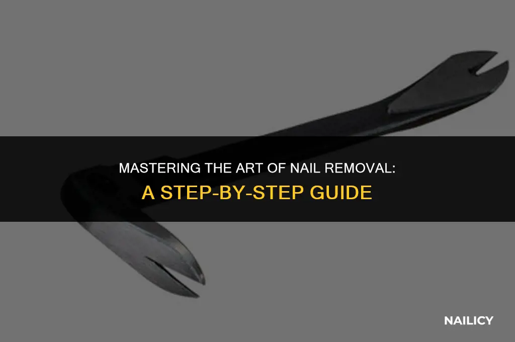 how to unscrew a nail