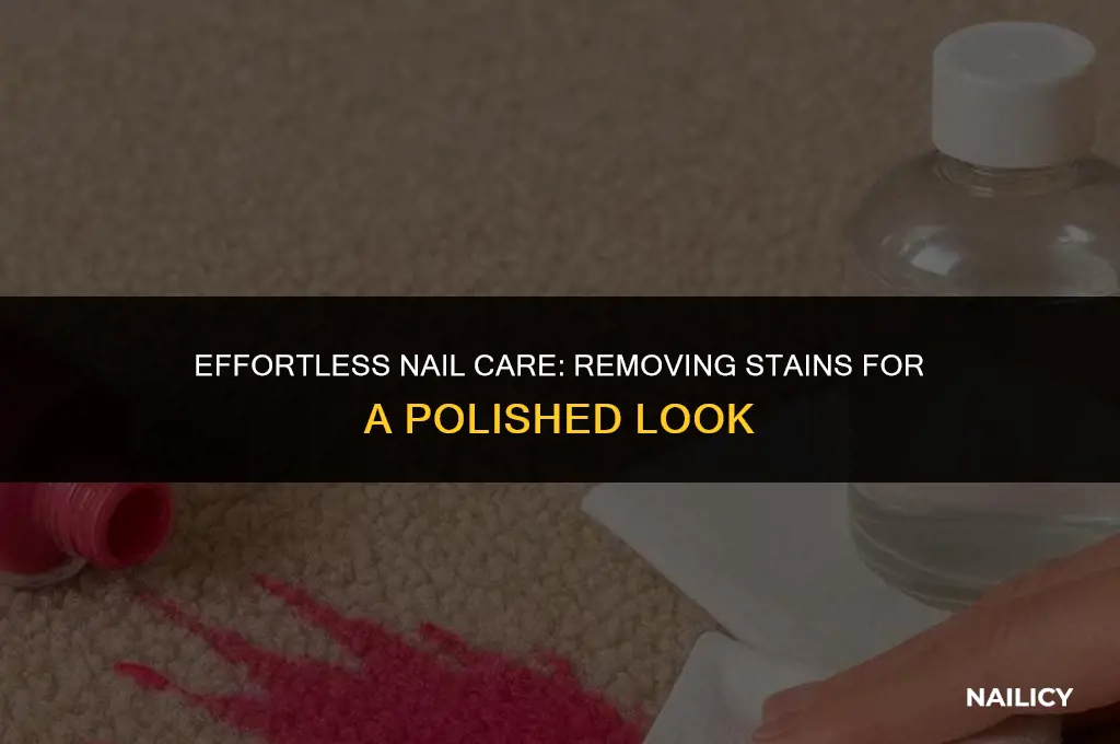 how to unstain my nails