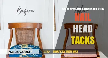 Reviving Elegance: Upholstering Antique Chairs with Nail Head Tacks