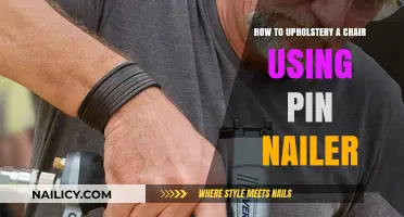 Revamp Your Chair: Upholstery Made Easy with a Pin Nailer