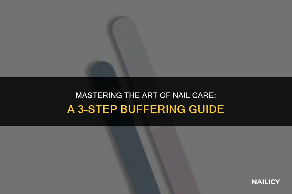 how to use 3 step nail buffer