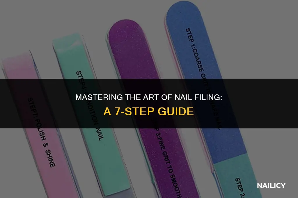 how to use 7 step nail file