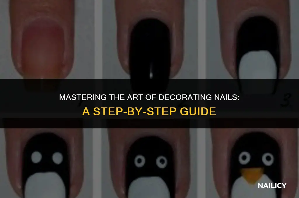 how to use a decorating nail