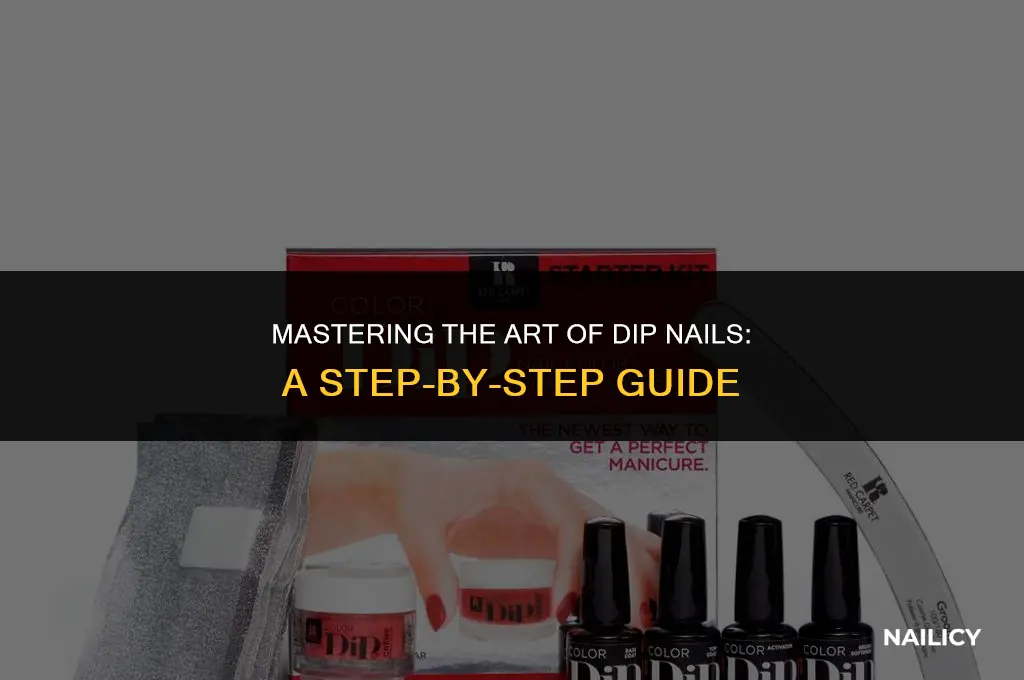 how to use a dip nail kit