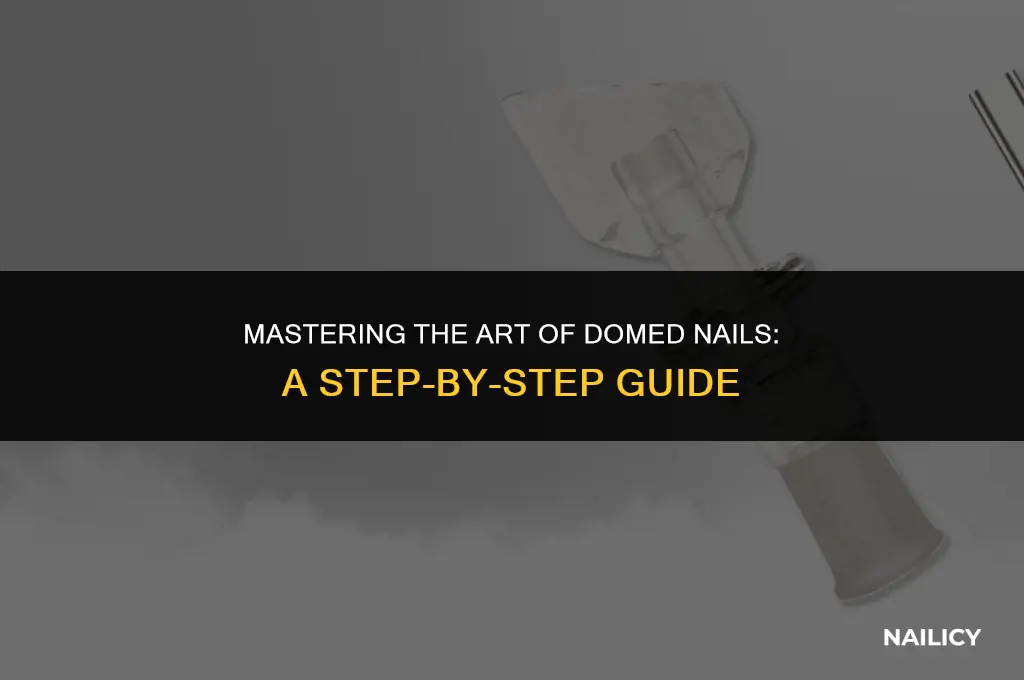 how to use a domed nail