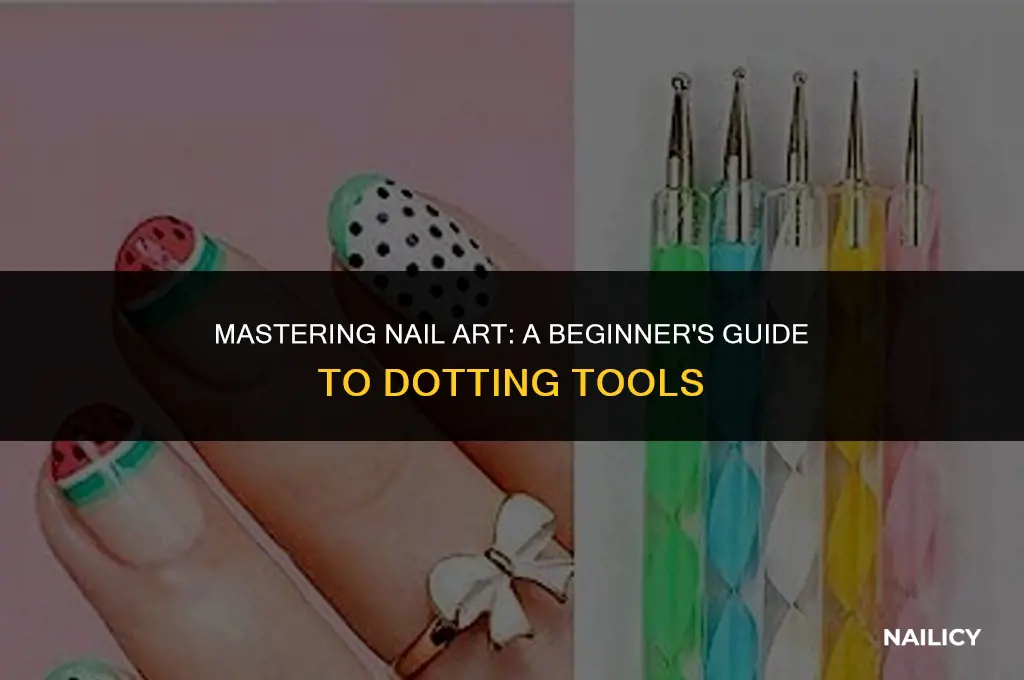 how to use a dotting tool for nail art