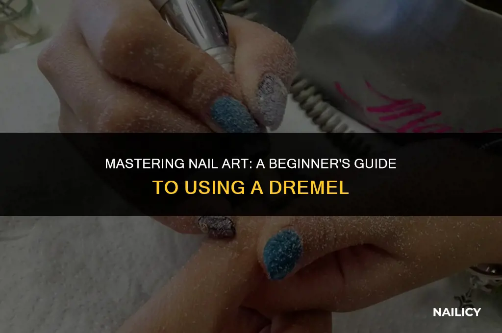 how to use a dremel for nails
