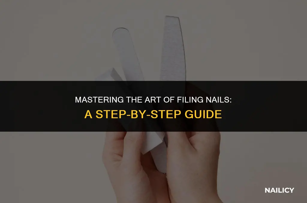 how to use a filer nail