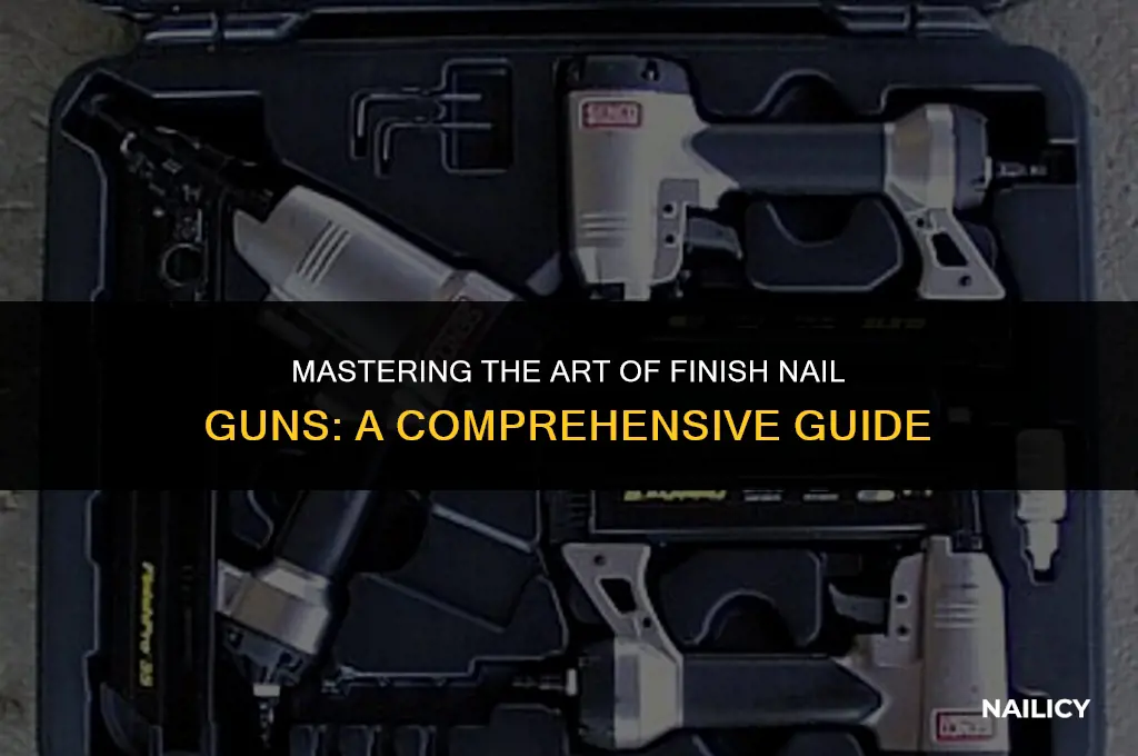 how to use a finish nail gun