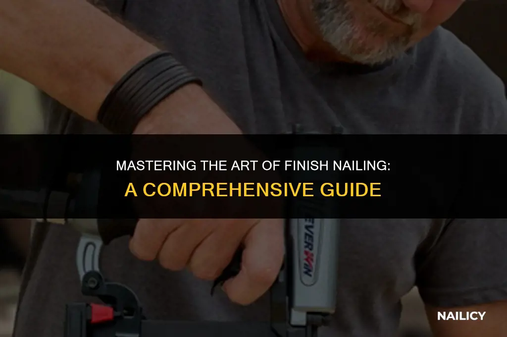 how to use a finish nailer
