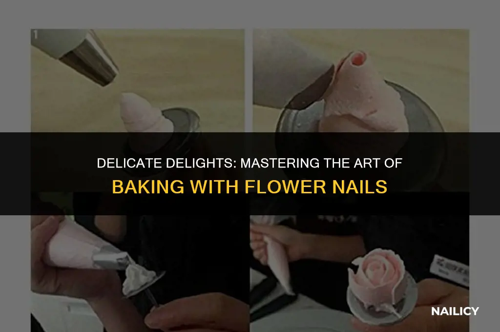 how to use a flower nail for baking