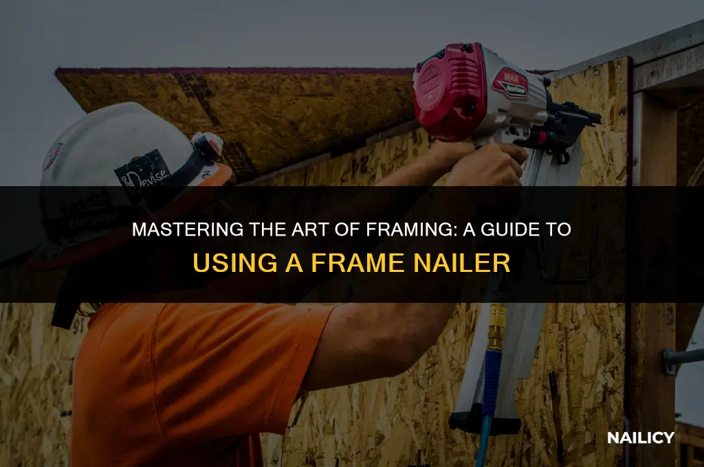 how to use a frame nailer