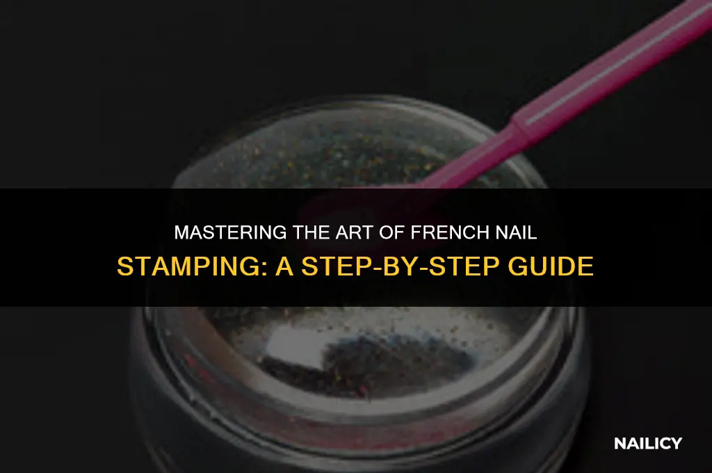 how to use a french nail stamper