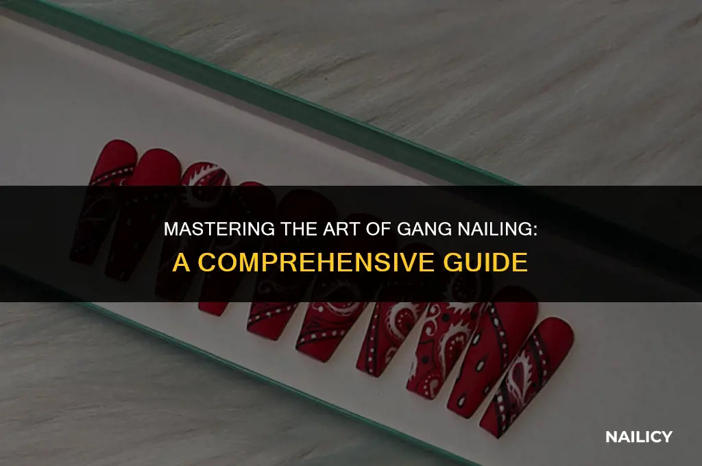 how to use a gang nail