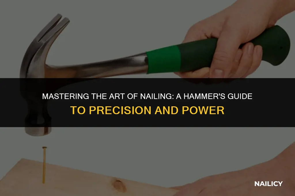 how to use a hammer to start a nail