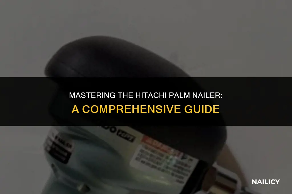 how to use a hitachi palm nailer