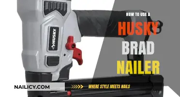 Mastering the Art of Woodworking: A Guide to Using a Husky Brad Nailer