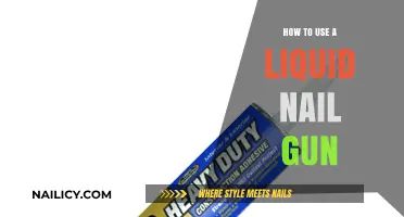 Mastering the Art of Liquid Nail Guns: A Comprehensive Guide