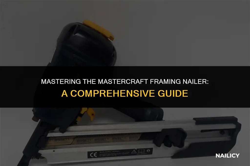 how to use a mastercraft framing nailer