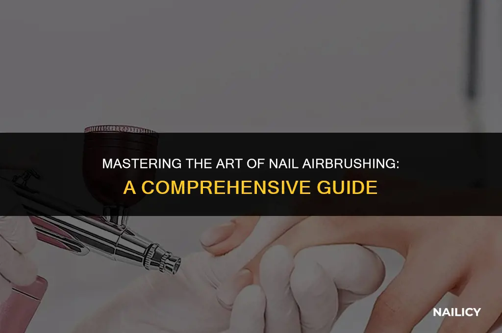 how to use a nail airbrush gun