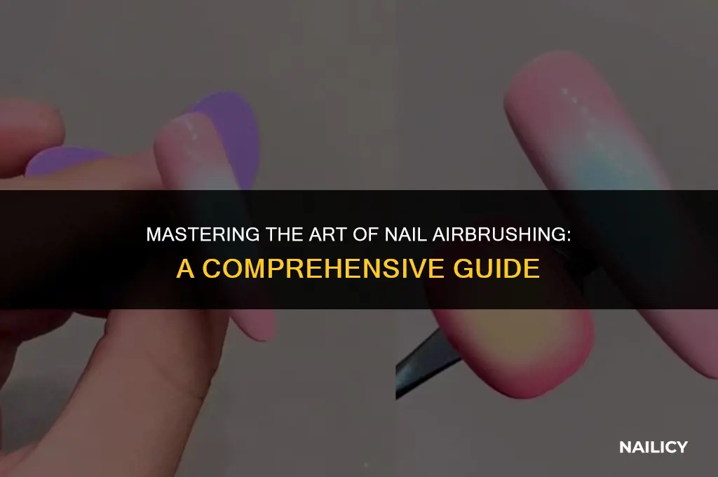 how to use a nail airbrush machine