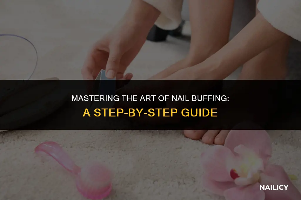 how to use a nail buffing block