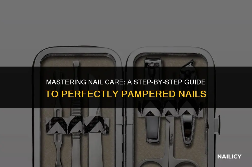how to use a nail care kit