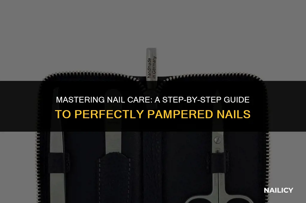 how to use a nail care set