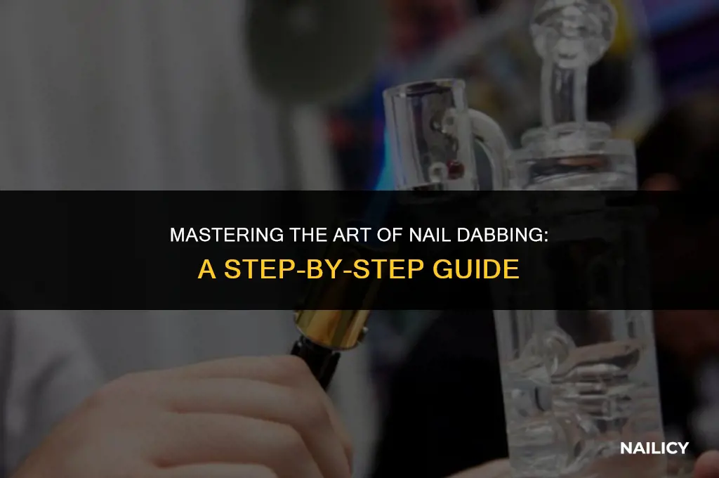 how to use a nail dabber