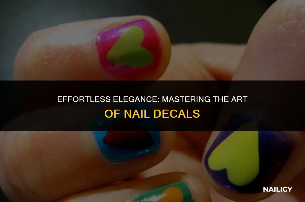how to use a nail decal