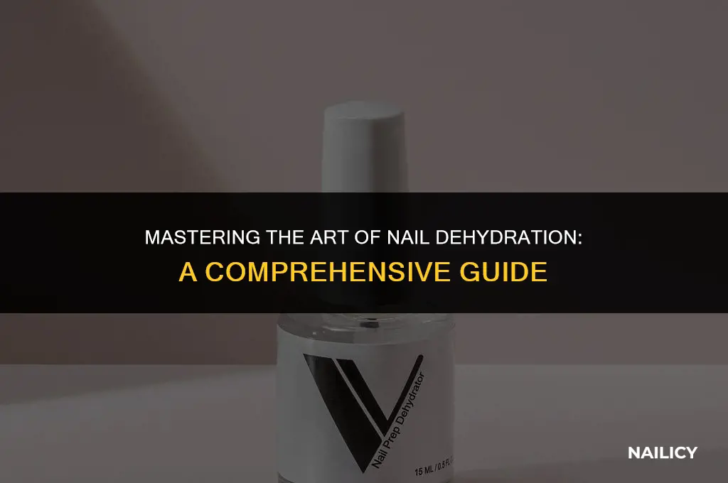 how to use a nail dehydrator