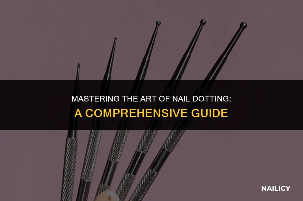 how to use a nail dotter