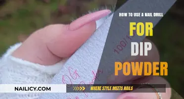 Mastering the Art of Dip Powder with a Nail Drill