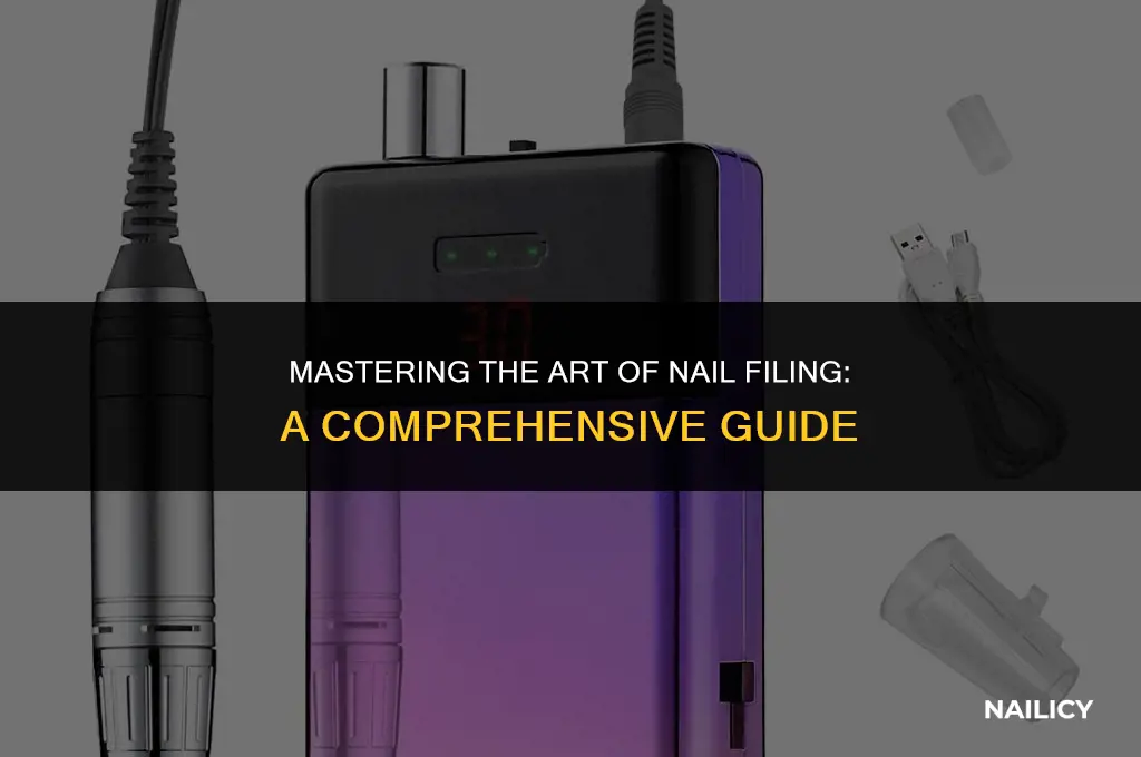 how to use a nail file machine