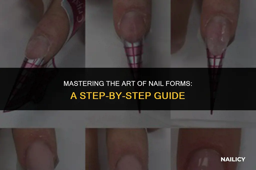 how to use a nail form