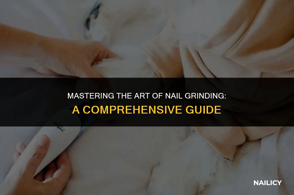 how to use a nail grinder