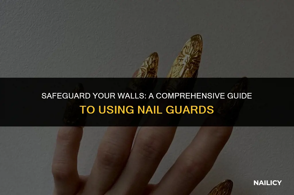 how to use a nail guard in wall