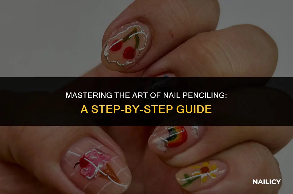 how to use a nail pencil