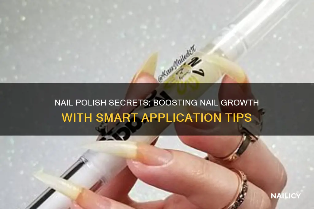 how to use a nail polish to grow nails