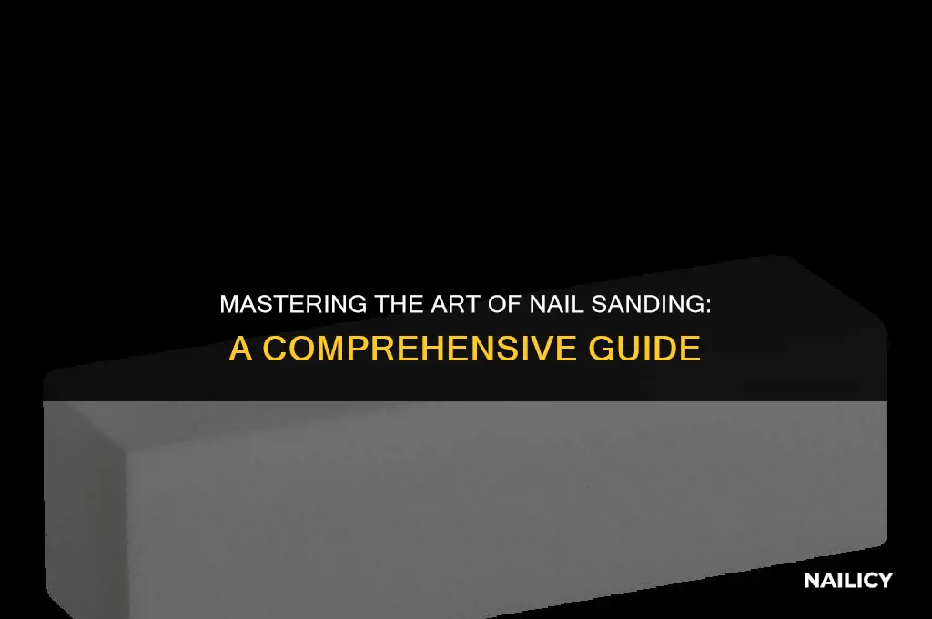 how to use a nail sanding block