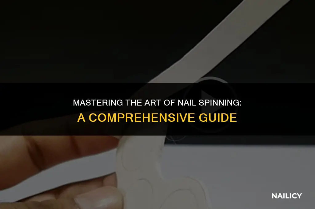how to use a nail spinner