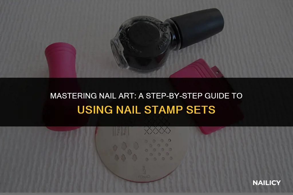 how to use a nail stamp set