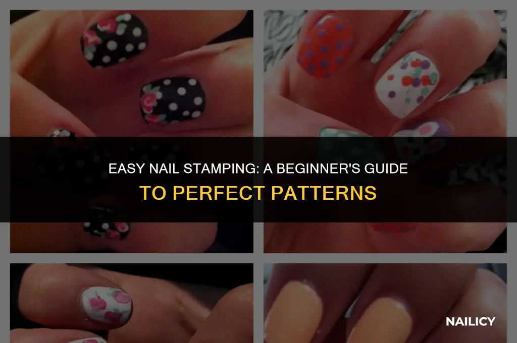 how to use a nail stamper for beginners