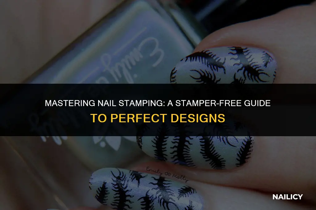 how to use a nail stamping plate without stamper