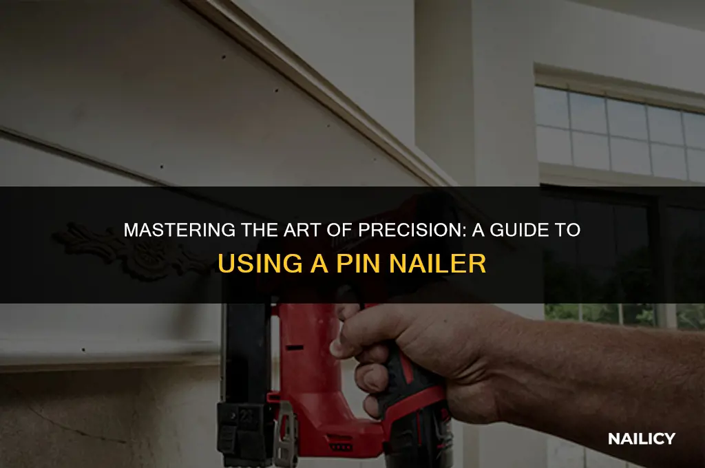 how to use a pin nailer