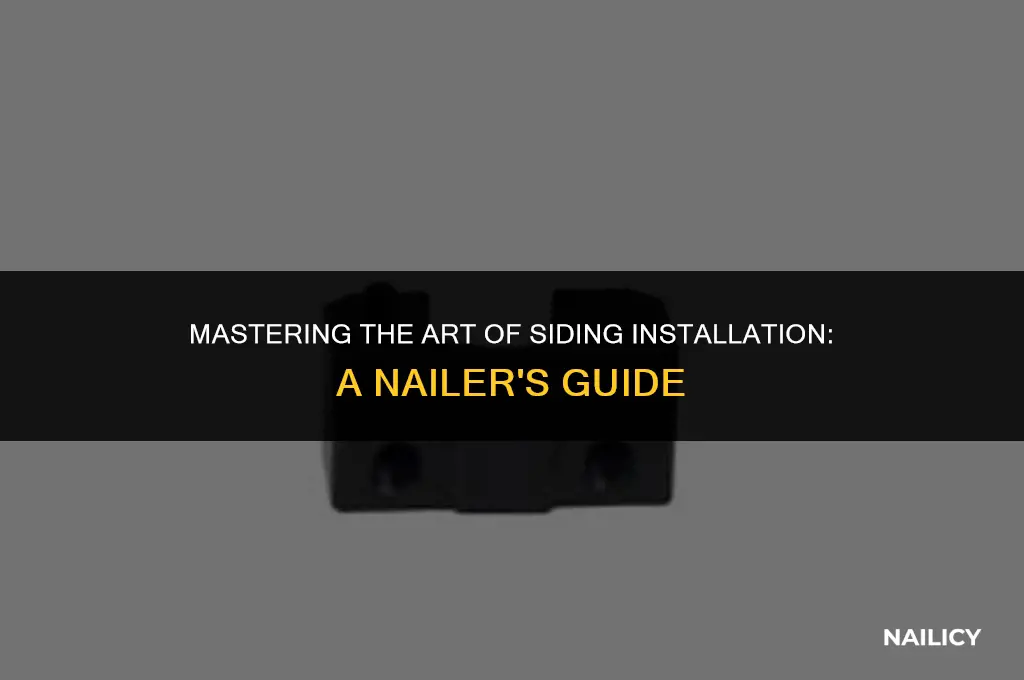 how to use a siding nailer
