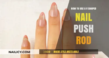 Mastering the Art of Nail Care: The V-Shaped Push Rod Technique