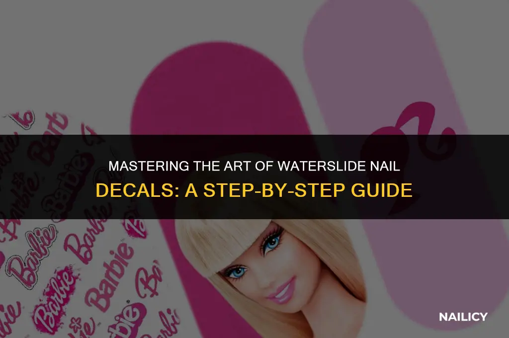 how to use a waterslide for nails