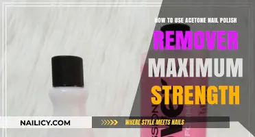 The Power of Acetone: Effective Nail Polish Removal